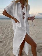 Vestito a camicia lungo dal concept semplice