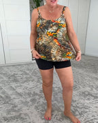 Costume Da Bagno Due Pezzi Stampa Boxer