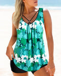 Tankini a due pezzi stampato