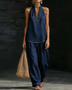Set di jeans con cavezza colorata