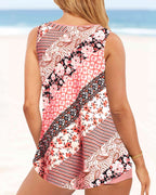 Tankini a due pezzi stampato
