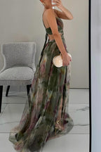 Giselle | Incantevole maxi abito con stampa floreale