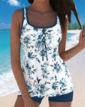 Tankini Stampa Slip Coprente Il Corpo
