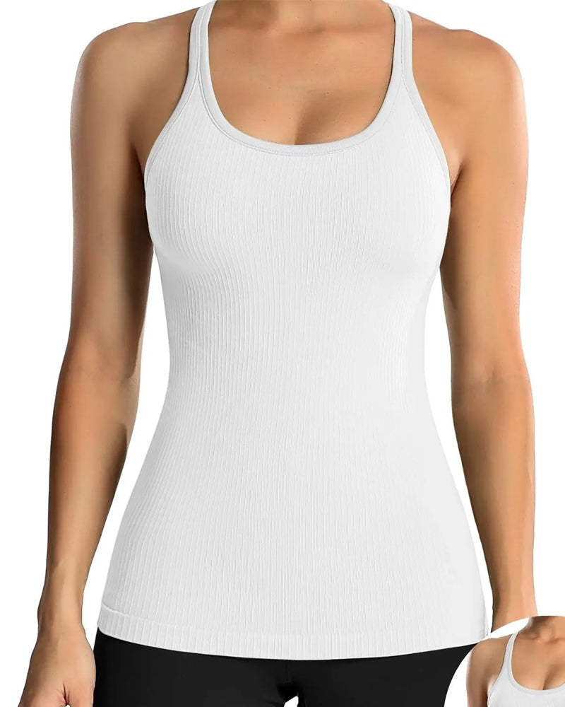 Canotta Con Reggiseno Integrato E Schiena Nuotatore
