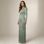 Zephyra - Elegante abito in pile con maniche