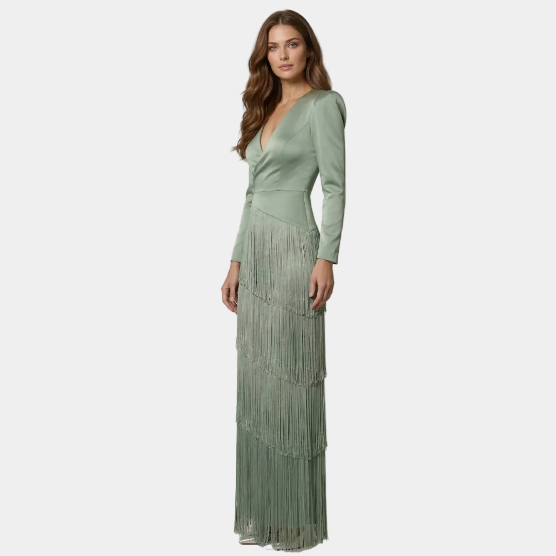 Zephyra - Elegante abito in pile con maniche