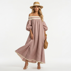 Aspasia - Vestito lungo dalla vestibilità comoda