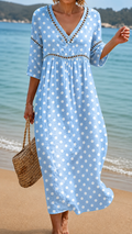 Vestito da Mare a Pois Morbido