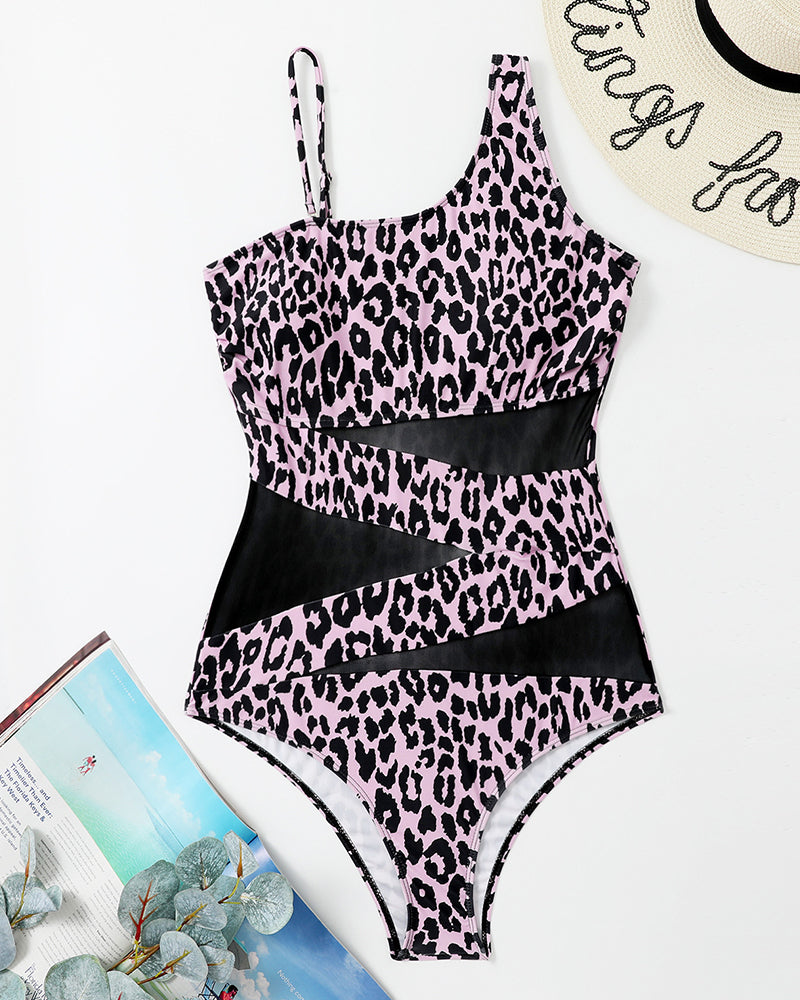 Costume da bagno intero sexy scollato con spalle scoperte