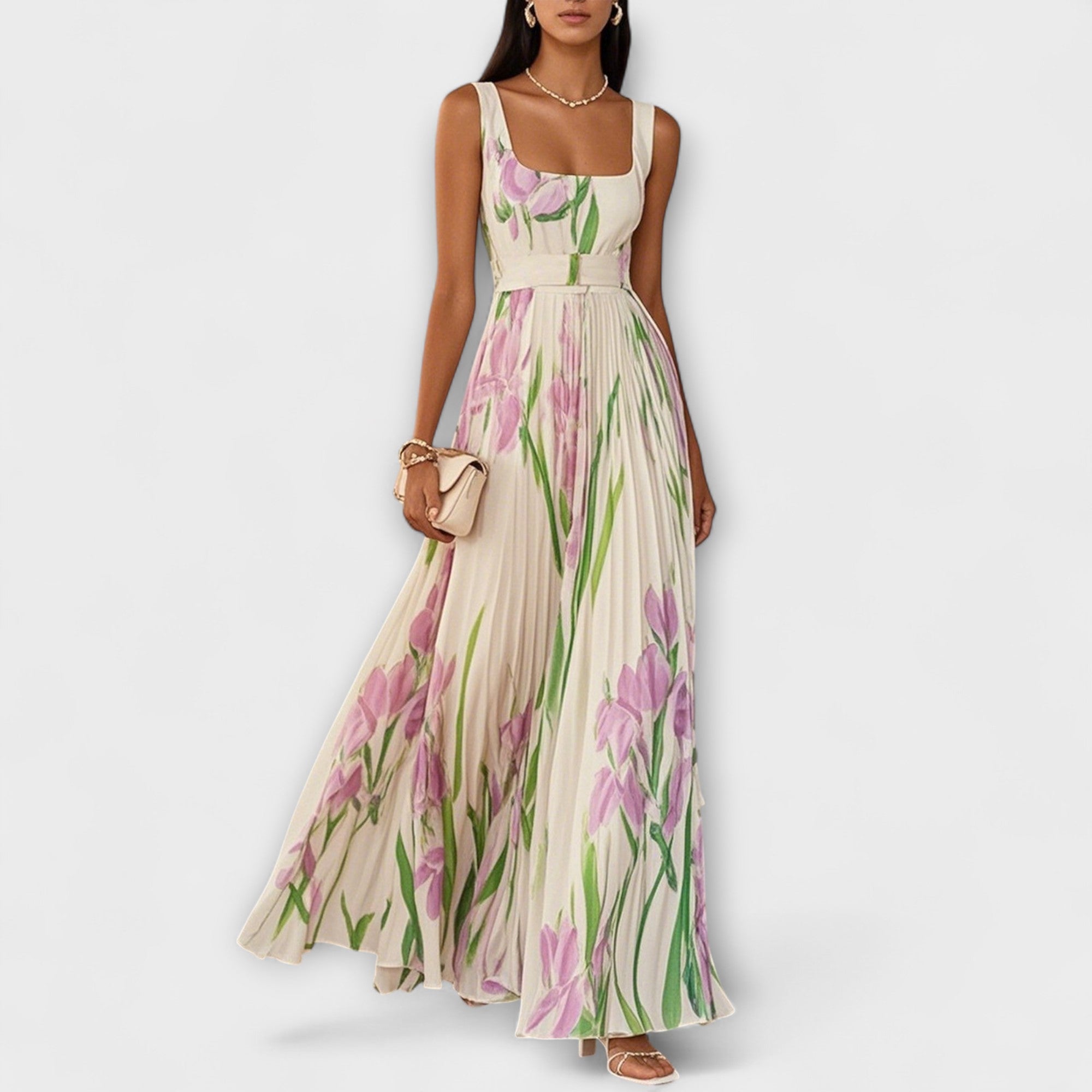 Penelope - Abito lungo in chiffon