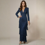 Zephyra - Elegante abito in pile con maniche