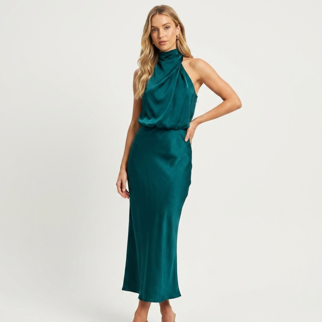 Luzia - Elegante vestito in raso