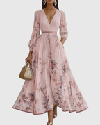 Rowella | Elegante Abito Lungo Plissettato