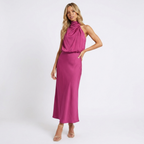 Luzia - Elegante vestito in raso