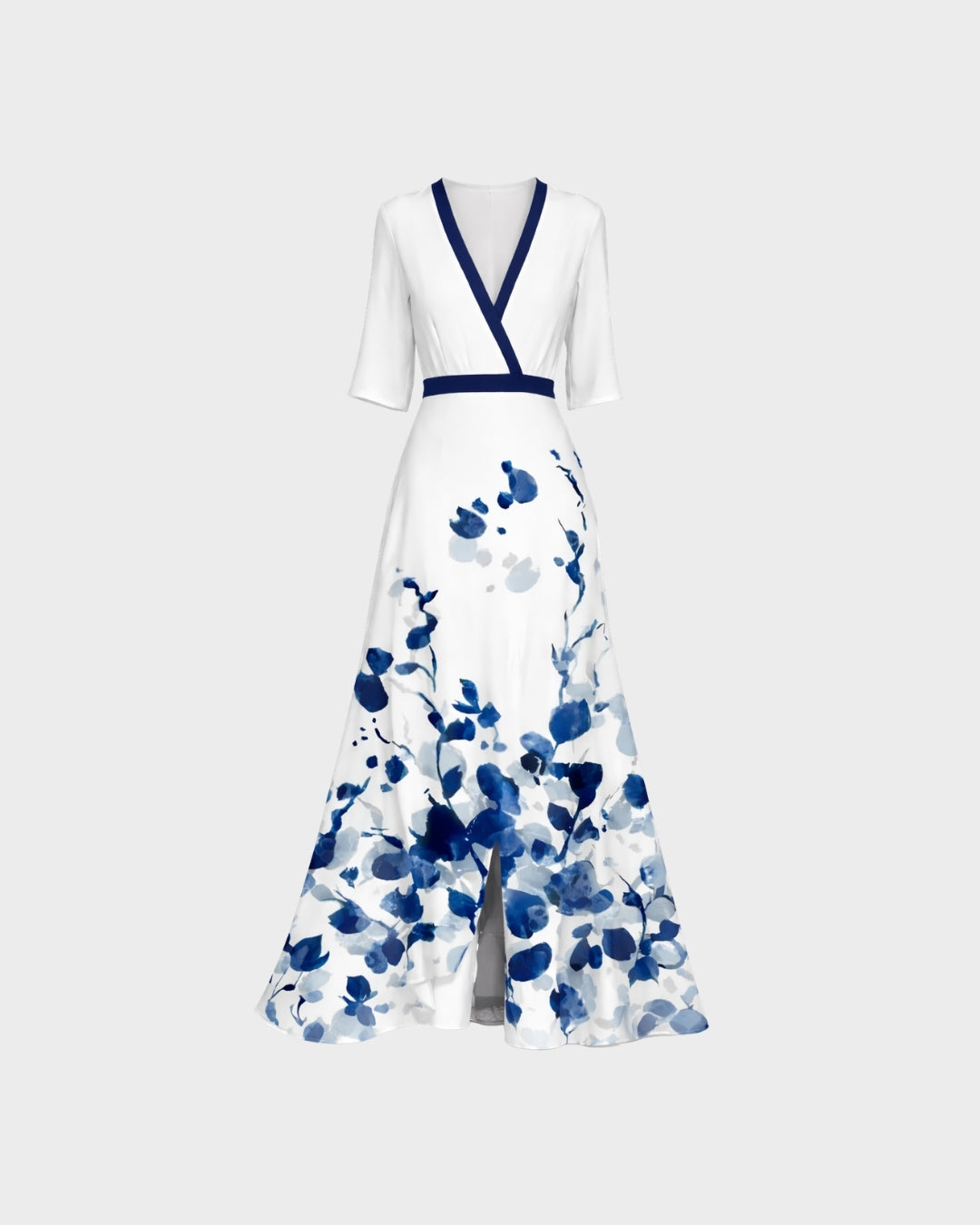 Pilar | Abito lungo elegante con scollo profondo