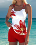 Costume da Bagno Stampato Fashion Casual Due Pezzi