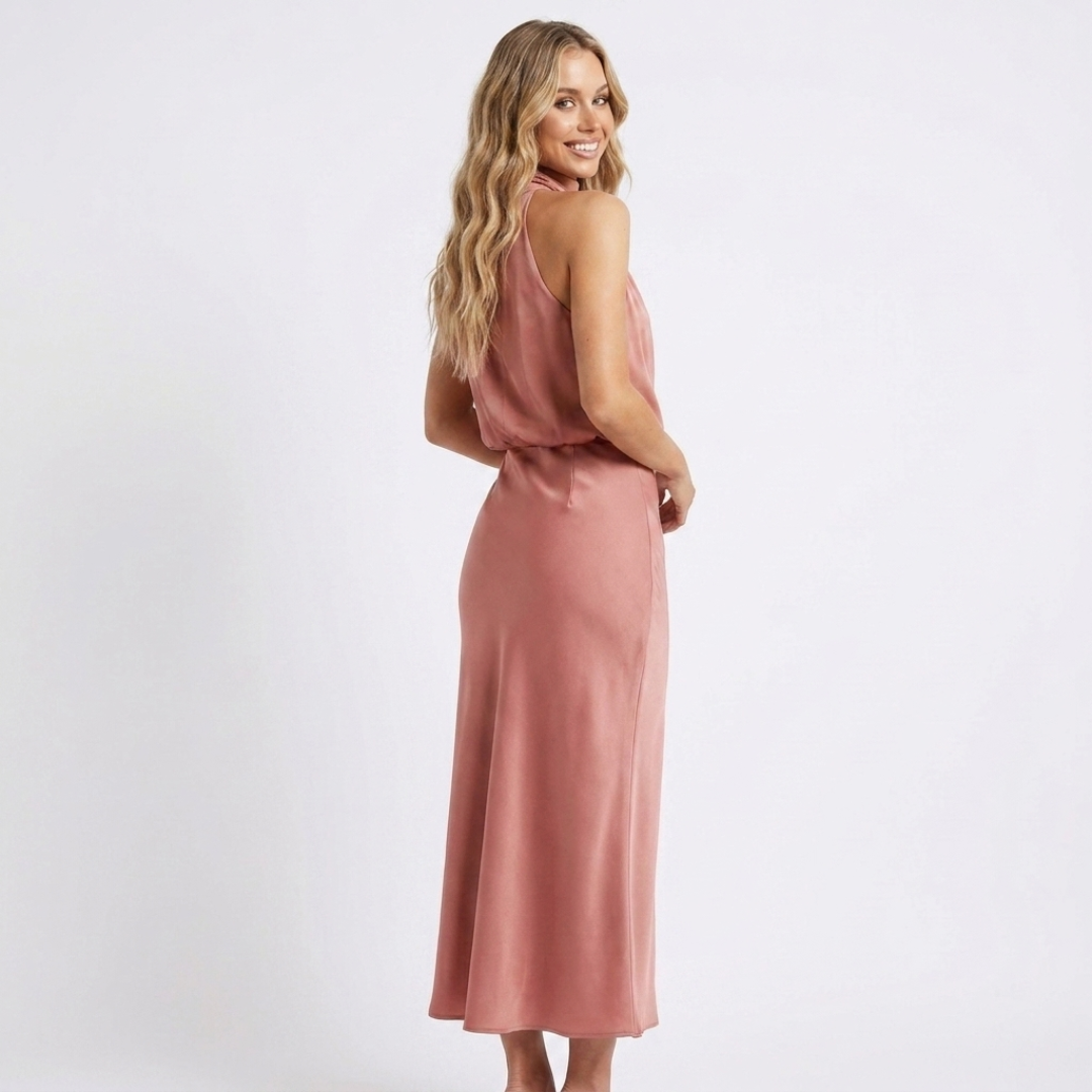 Luzia - Elegante vestito in raso