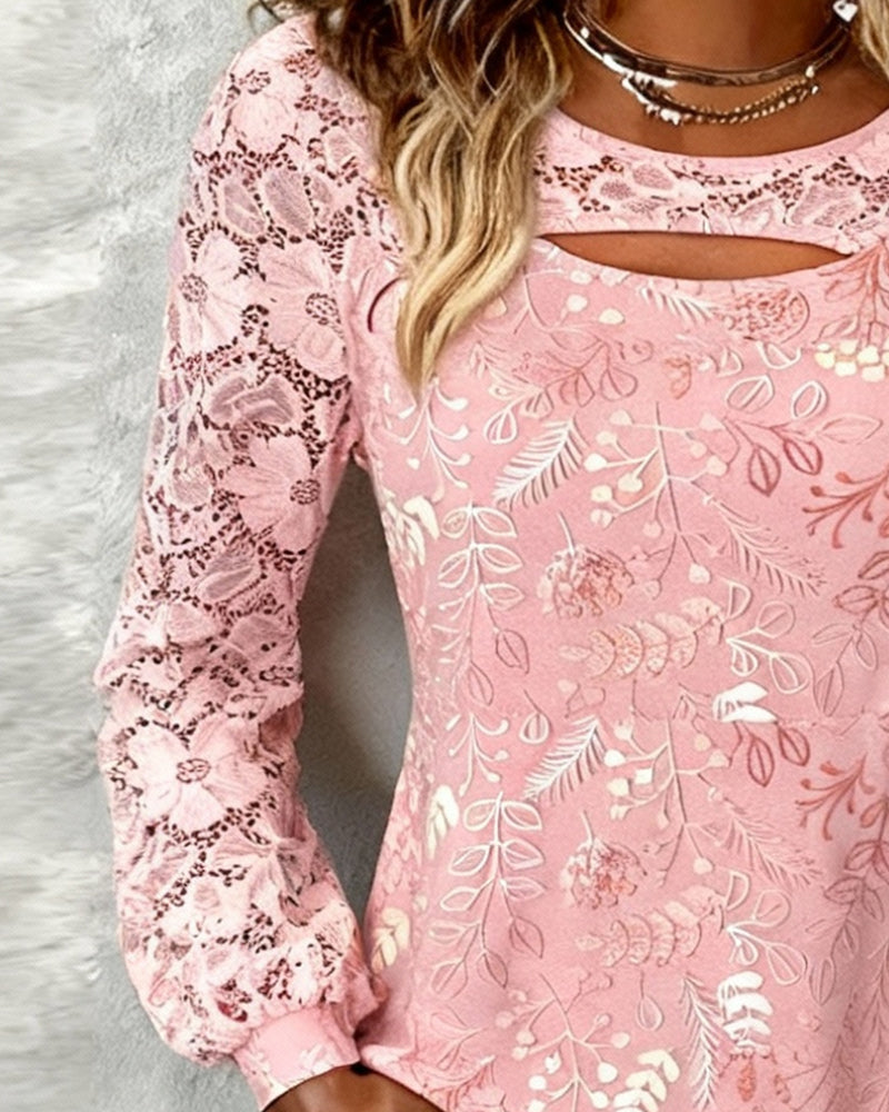 Camicetta Tendance A Travetti E Dettagli Patchwork