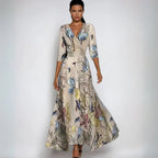 Eliana™ | Abito Elegante A-Line Floreale