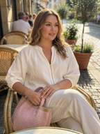 Natalia | Completo Top Palloncino con Zip e Pantaloni Ampi