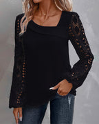 Camicetta casual con pizzo