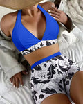Bikini due pezzi con stampa floreale