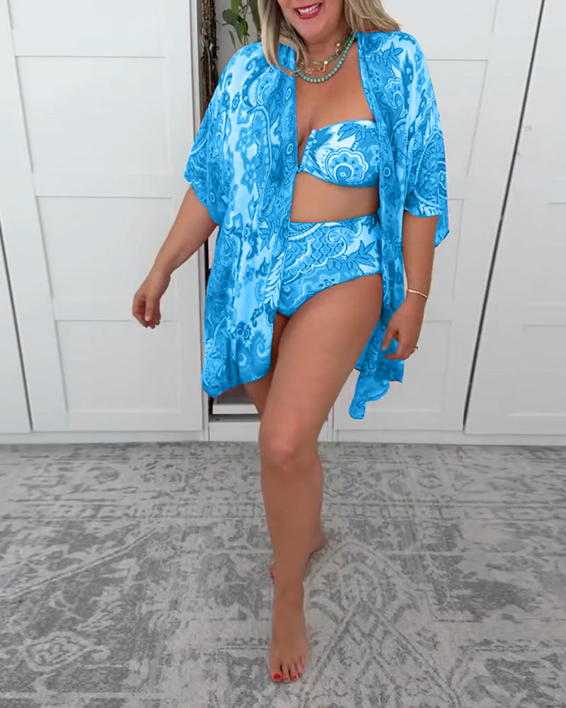 Costume da bagno tre pezzi vacanze