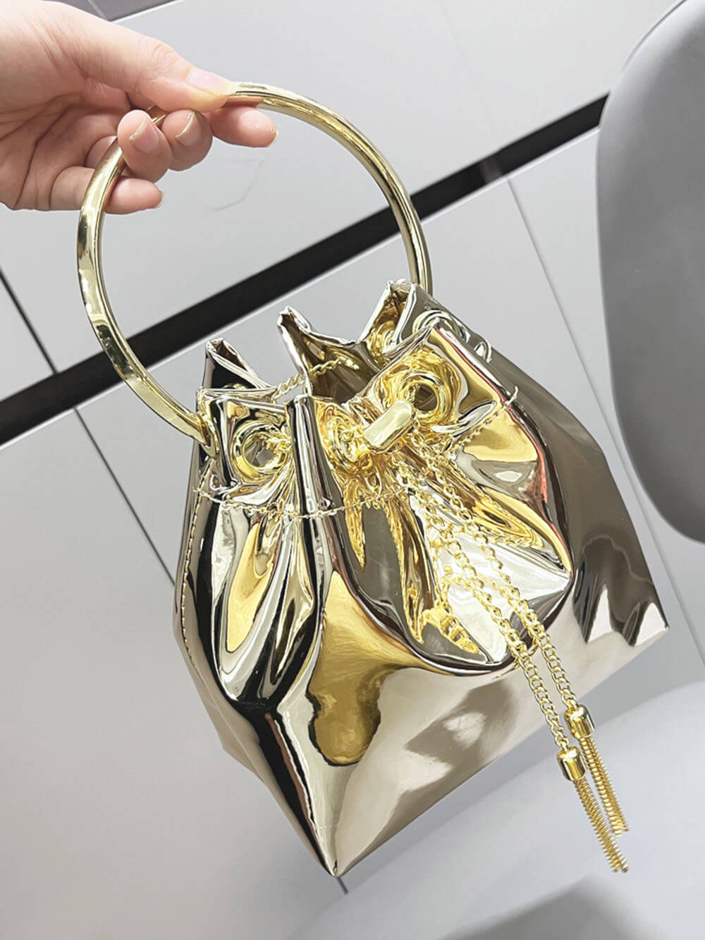 Borsa a Tracolla a Catena Portatile