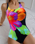 Costume da bagno intero comodo stampato
