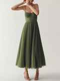 La Scintilla | Abito in tulle elegantemente drappeggiato