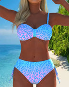 Bikini stampato leopardato