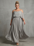 Marisol | Set Top Drappeggiato con Spalle Scoperte e Pantaloni a Gamba Larga