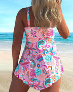 Costume da bagno stampato floreale coprente