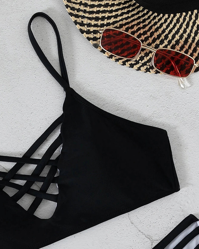 Bikini da donna sexy scavato per le vacanze