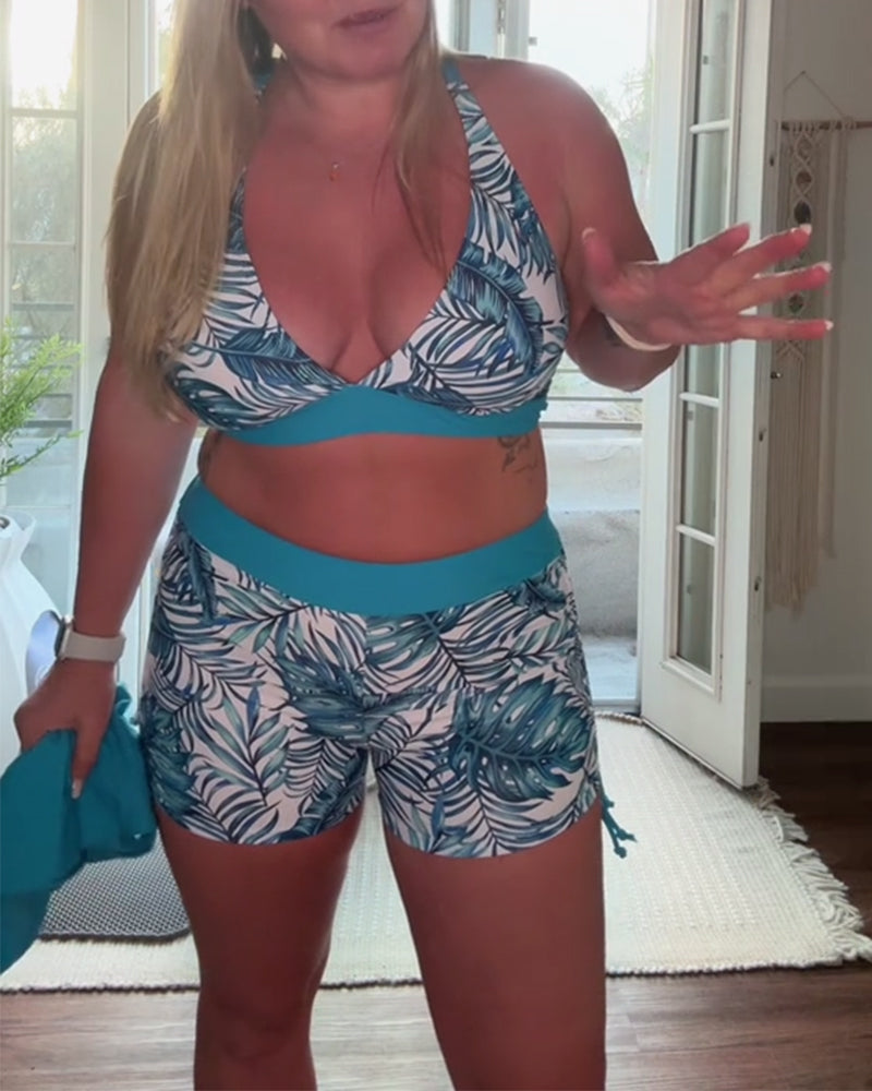 Bikini Elegante E Versatile Tempo Libero Due Pezzi