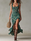 La Scintilla | Abito Elegante con Scollo Bohemian Giada