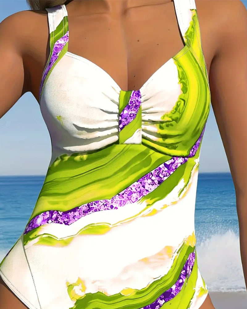 Bikini intero stampato