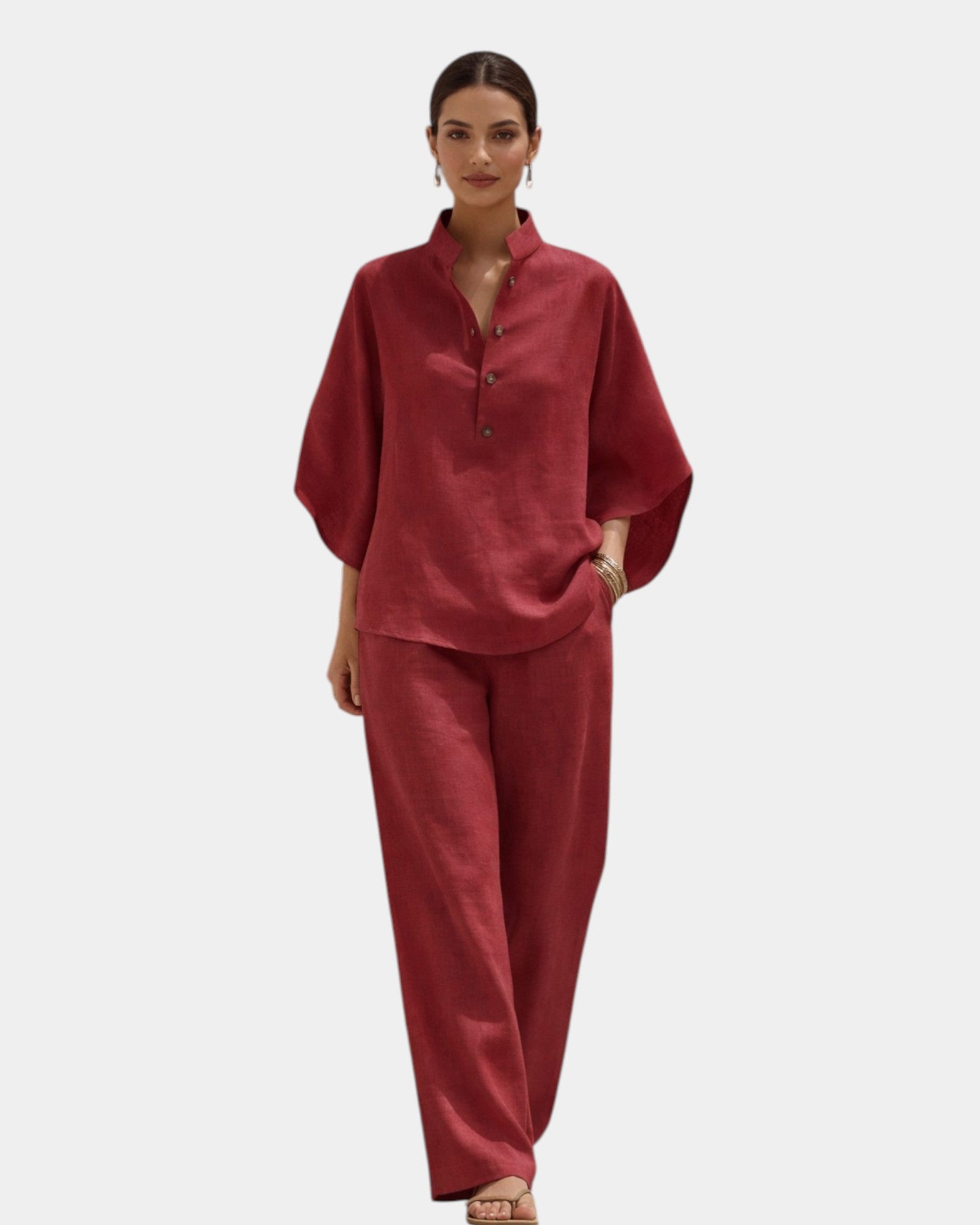 Brune | Completo in cotone a due pezzi