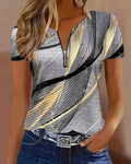 T-Shirt Zip Stampa Digitale