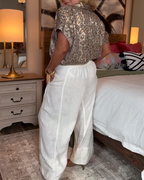 Camicetta casual stampa leopardata