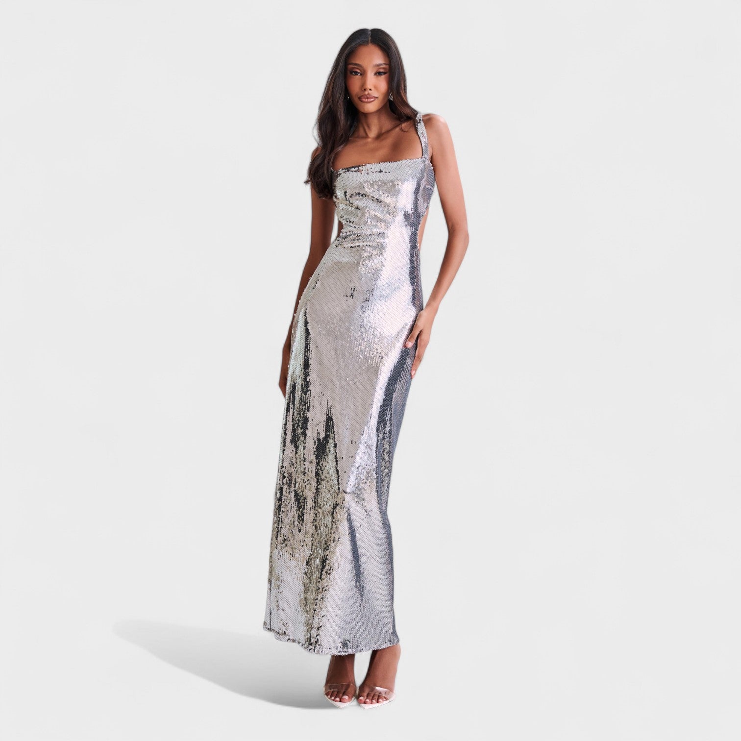 Sparkle Silver - Abito da sera da ballo