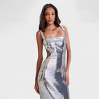 Sparkle Silver - Abito da sera da ballo