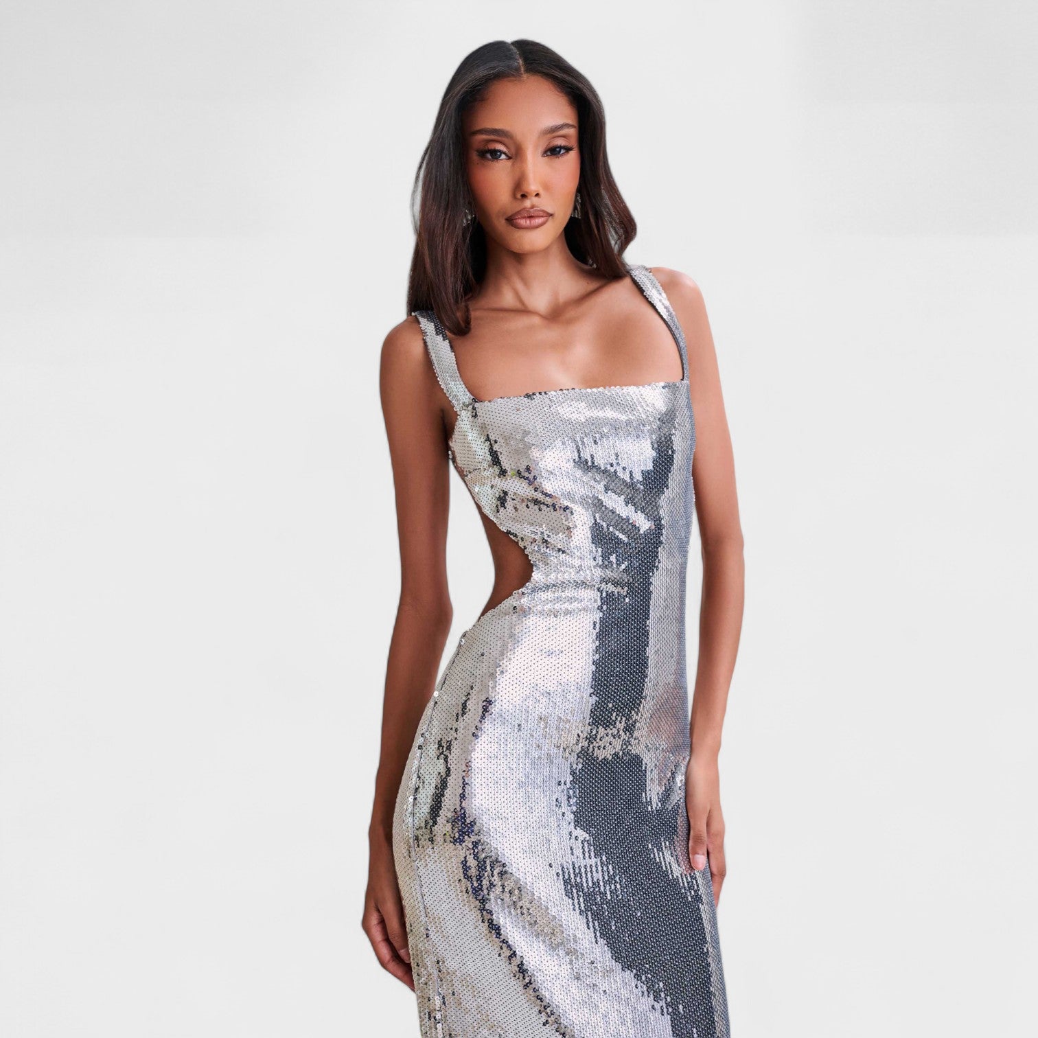 Sparkle Silver - Abito da sera da ballo