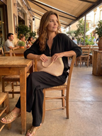 Natalia | Completo Top Palloncino con Zip e Pantaloni Ampi