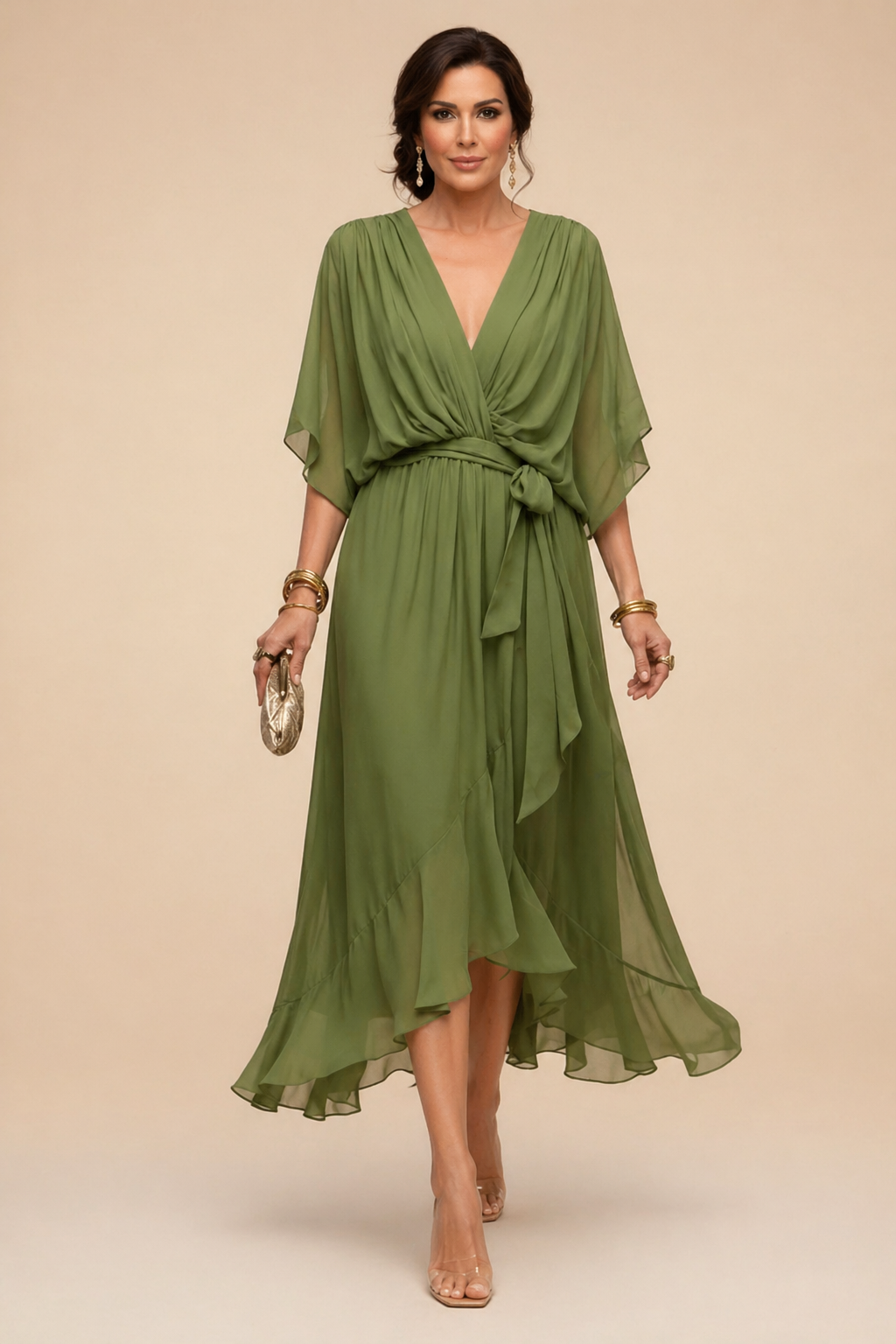 Monica | Vestito in chiffon