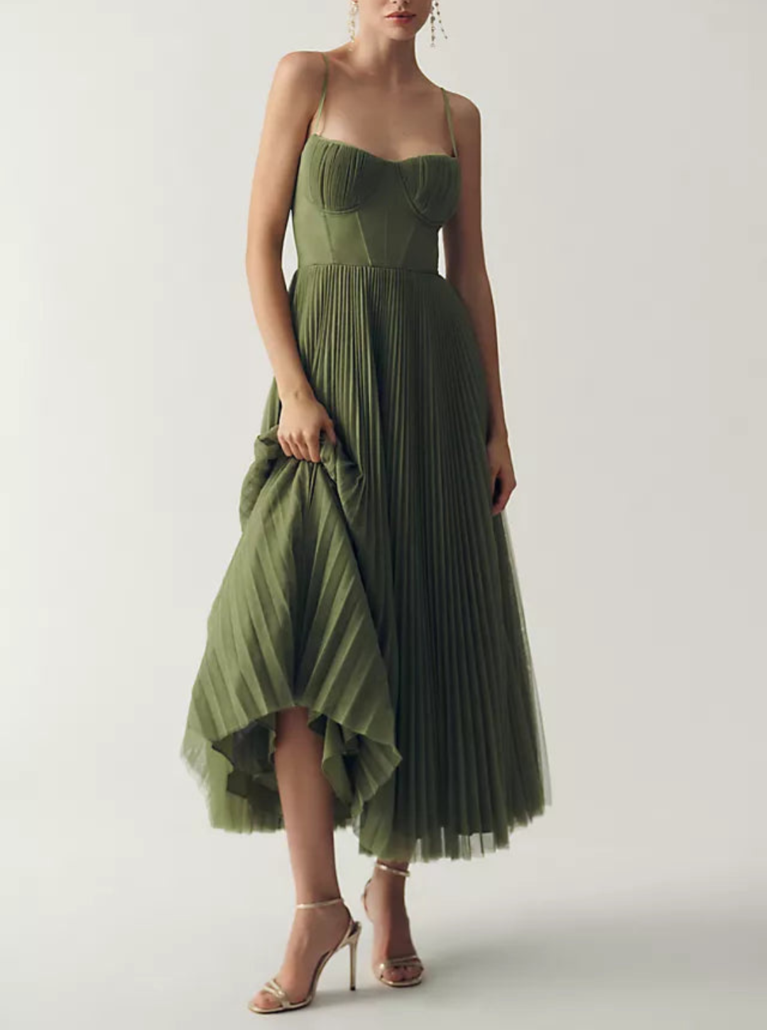 La Scintilla | Abito in tulle elegantemente drappeggiato