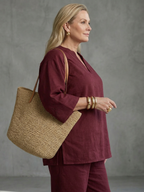 Georgiana | Completo Tunica Scollo a V e Pantalone Arricciato