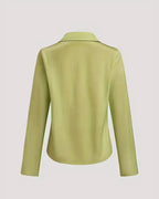 Camicia con revers, spalla destra stampata