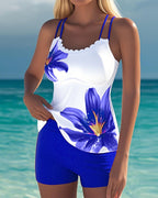 Costume da Bagno Stampato Fashion Casual Due Pezzi