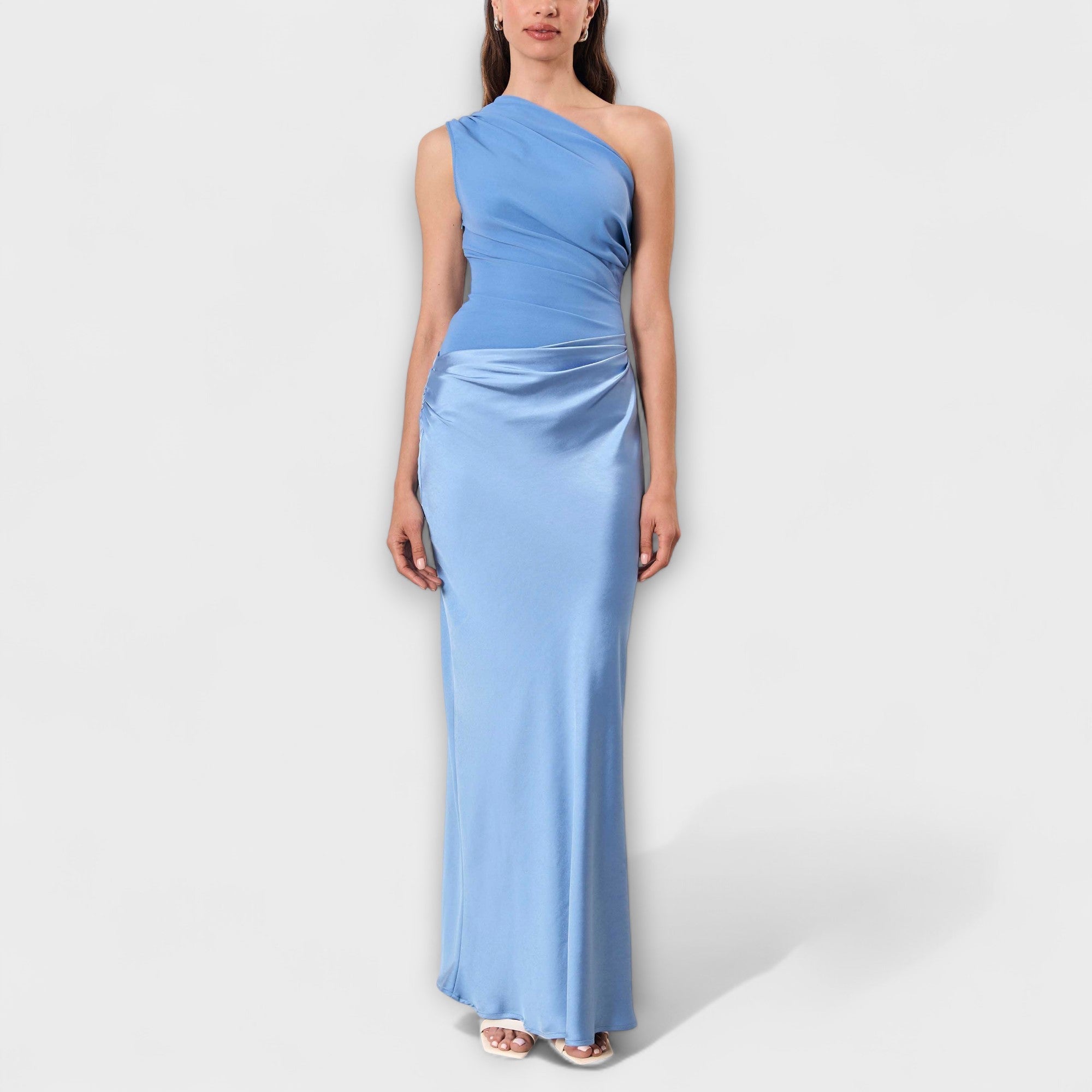Luna - Vestito asimmetrico in raso